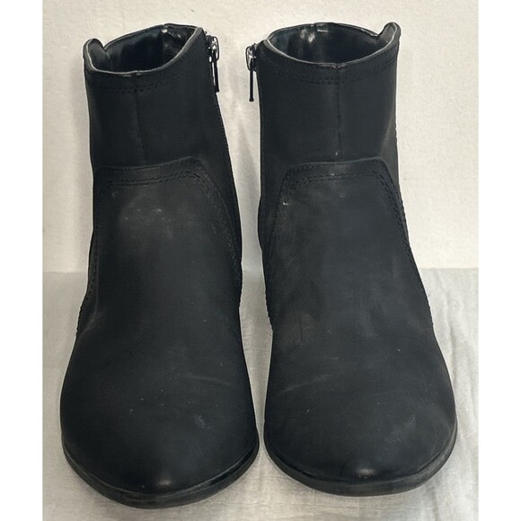 White Mountain Dion Ankle Boot Side Zip Women's 8.5 M Black Capsule Wardrobe - Picture 4 of 5